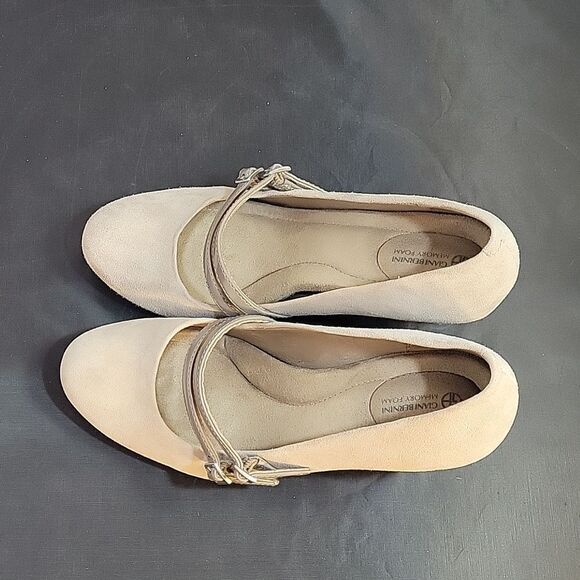 GIANI BERNINI MEMORY FOAM SUEDE ROUND TOE MARY JANE PUMP SHOES - Picture 8 of 16